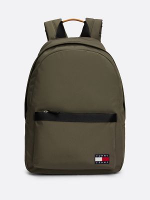 Essential Badge Dome Backpack Green Tommy Hilfiger