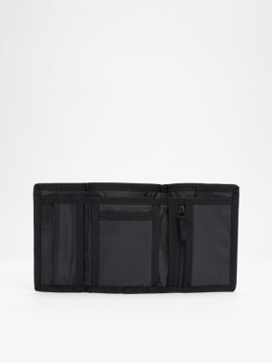 black archive outdoors logo trifold wallet for men tommy jeans