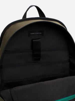 green logo laptop sleeve backpack for men tommy hilfiger
