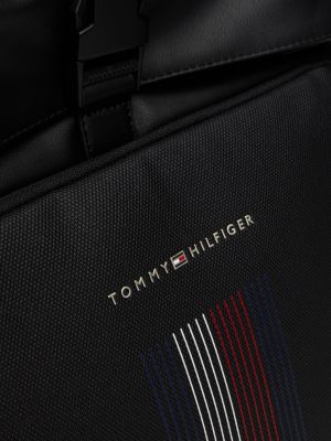 Roll-Top Logo Backpack | Black | Tommy Hilfiger