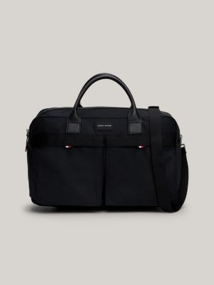 Bolsa de viaje con logo Negro Tommy Hilfiger