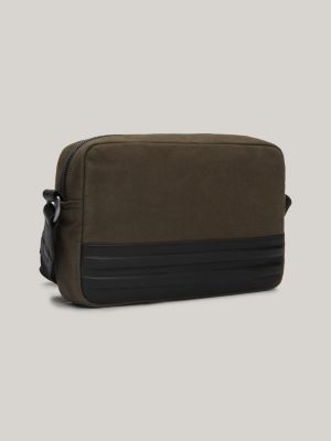 petit sac bandoulière casual déperlant noir pour hommes tommy hilfiger