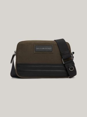 petit sac bandoulière casual déperlant noir pour hommes tommy hilfiger