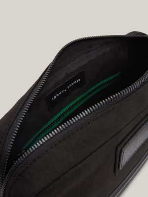 camera bag casual idrorepellente nero da uomini tommy hilfiger