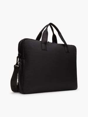 borsa per laptop hilfiger monotype nero da uomini tommy hilfiger