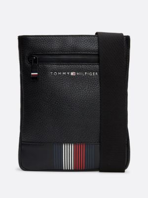 Kleine getextureerde crossbodytas Zwart Tommy Hilfiger