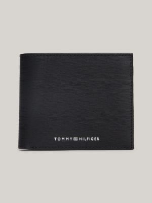 TH Monogram Leather Credit Card And Coin Wallet | Blue | Tommy 