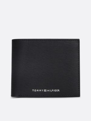 TH Monogram Leather Credit Card And Coin Wallet | Blue | Tommy 