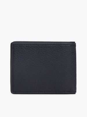 Small Leather Casual Credit Card Wallet | Blue | Tommy Hilfiger