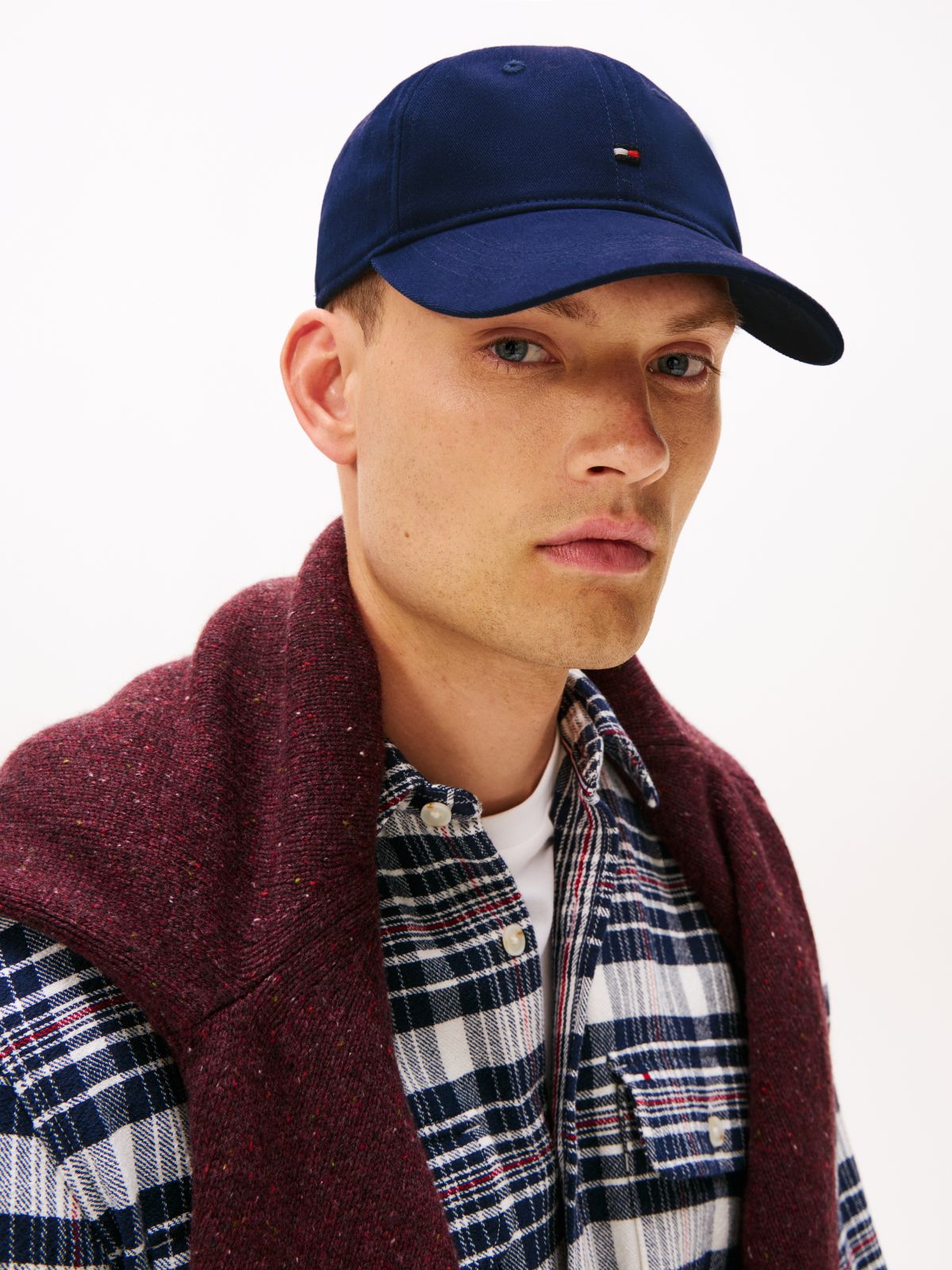 Hilfiger Flag 1985 Six-Panel Baseball Cap — Blue