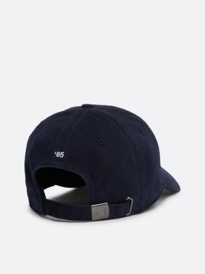 cappello da baseball con bandierina blu da uomini tommy hilfiger