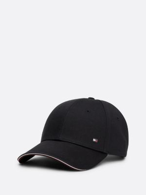 cappello da baseball corporate a sei sezioni black da uomini tommy hilfiger