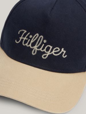 blue hilfiger monotype logo baseball cap for men tommy hilfiger