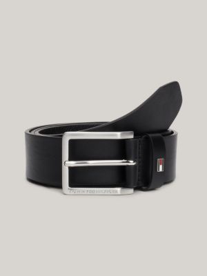 Denton Stripe Braided Belt | Black | Tommy Hilfiger