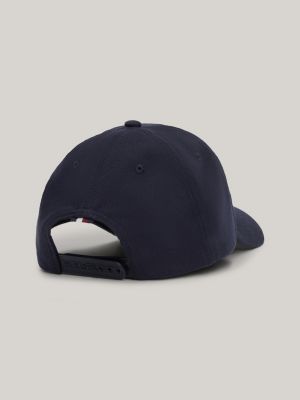 cappello da baseball hilfiger monotype blu da uomini tommy hilfiger