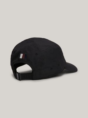 black hilfiger monotype logo baseball cap for men tommy hilfiger