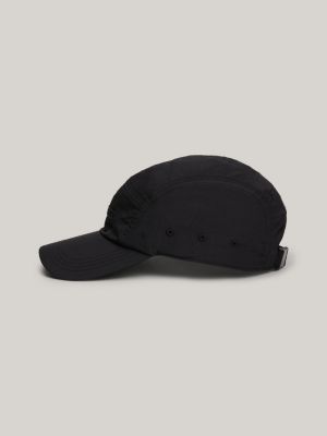 black hilfiger monotype logo baseball cap for men tommy hilfiger