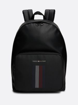 Rugzak met metallic logo Zwart Tommy Hilfiger