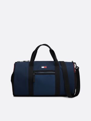 borsone con tasche in rete blue da uomini tommy jeans