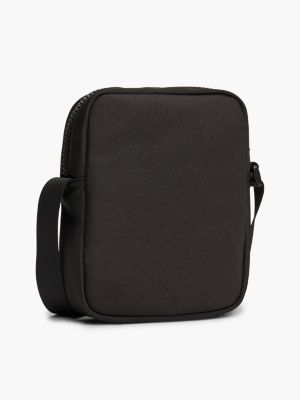 borsa reporter color block con distintivo nero da uomini tommy jeans