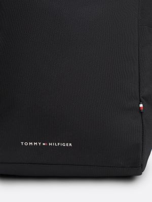 sacca zaino con logo nero da uomini tommy hilfiger