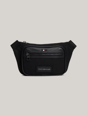 Black tommy hilfiger fanny pack sale