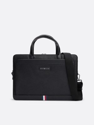 TH Business Slim Laptop Bag Black Tommy Hilfiger