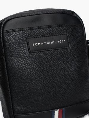 sac reporter bandoulière th business noir pour hommes tommy hilfiger