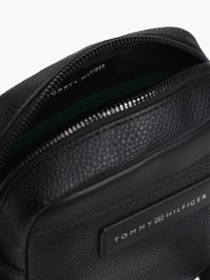 sac reporter bandoulière th business noir pour hommes tommy hilfiger