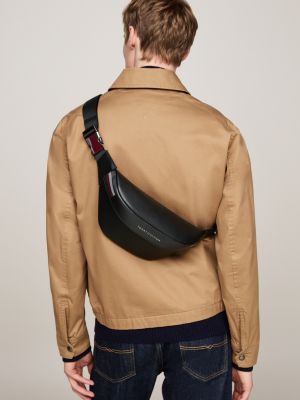 Corporate strukturierte Gurteltasche Schwarz Tommy Hilfiger