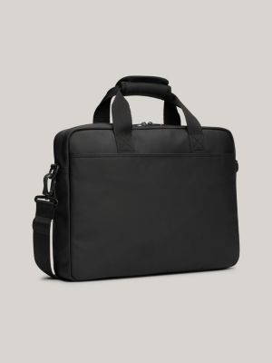 borsa per laptop corporate nero da uomini tommy hilfiger