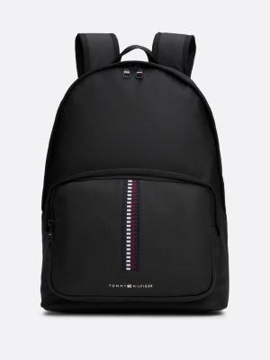 Corporate gewebter kuppelformiger Rucksack Schwarz Tommy Hilfiger