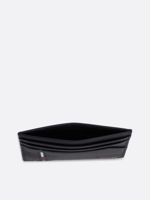 Casual Leather Credit Card Holder | Blue | Tommy Hilfiger