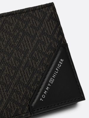 TH Monogram Small Leather Wallet | Black | Tommy Hilfiger