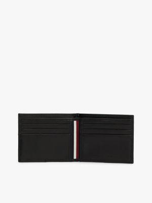 set regalo con porta carte di credito nero da uomini tommy hilfiger