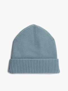 Hilfiger Flag Embroidery Beanie With Cashmere — Blue 2