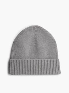 Hilfiger Flag Embroidery Beanie With Cashmere — Grey 2