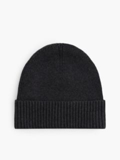 Hilfiger Flag Embroidery Beanie With Cashmere — Grey 2