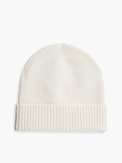 Hilfiger Flag Embroidery Beanie With Cashmere — Yellow 2