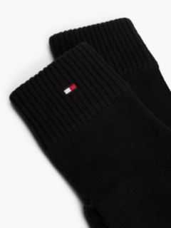 Hilfiger Flag Embroidery Gloves With Cashmere — Black 2