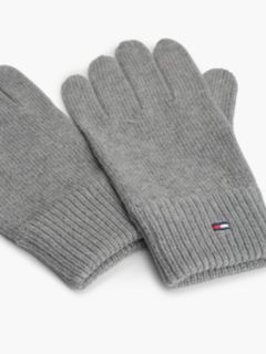 Hilfiger Flag Embroidery Gloves With Cashmere — Grey 2