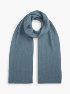 Hilfiger Flag Scarf With Cashmere — Blue 1