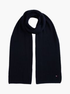 Hilfiger Flag Scarf With Cashmere — Blue 1
