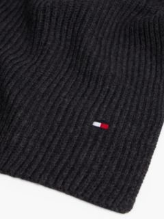 Hilfiger Flag Scarf With Cashmere — Grey 2