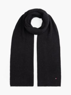 Hilfiger Flag Scarf With Cashmere — Grey 1