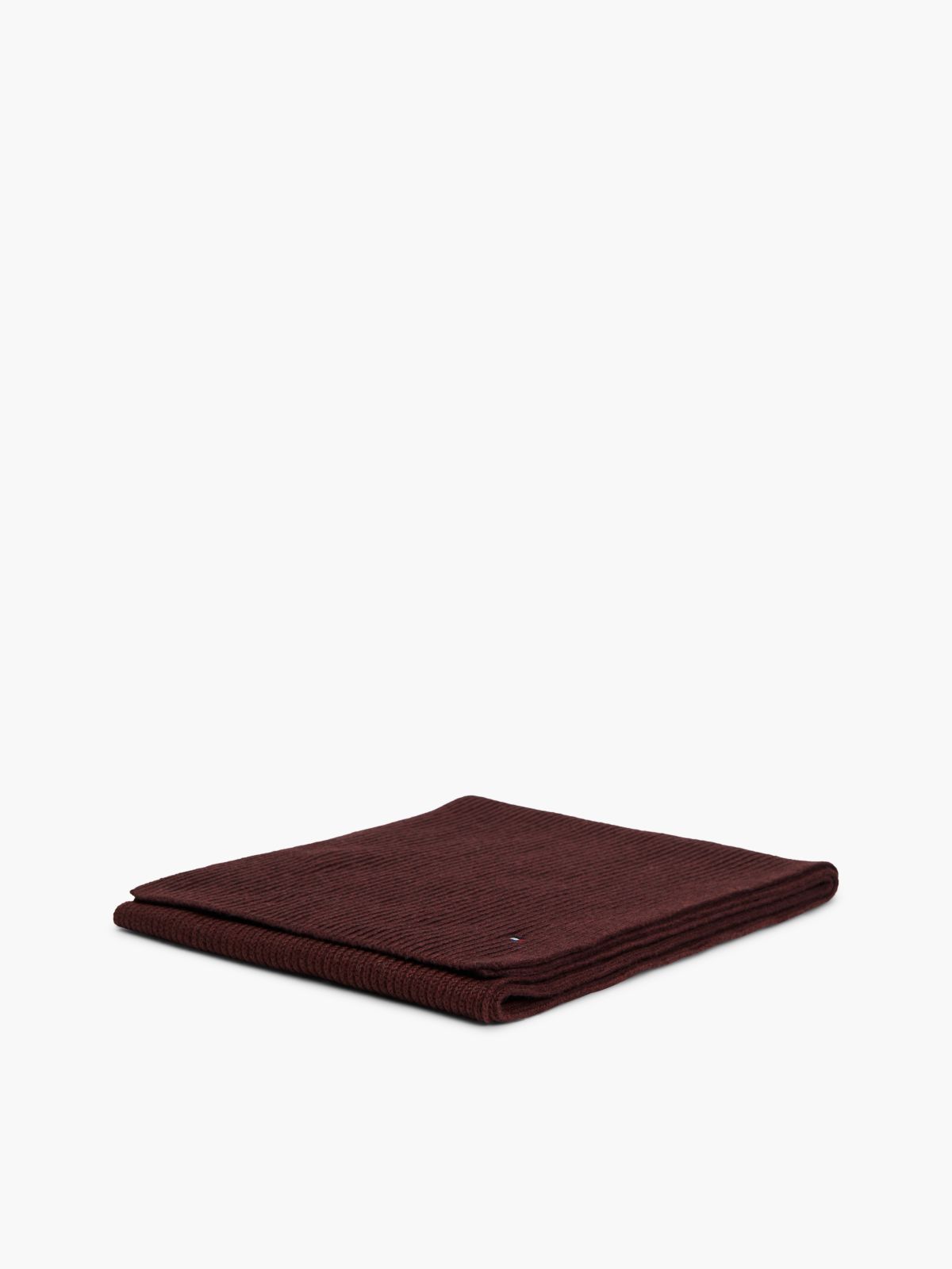 Hilfiger Flag Scarf With Cashmere — Red