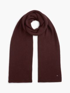 Hilfiger Flag Scarf With Cashmere — Red 1