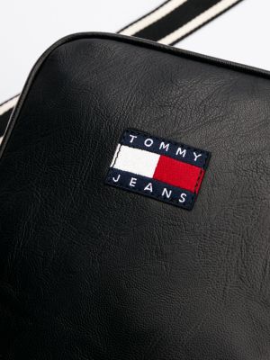 black city contrast strap reporter bag for men tommy jeans