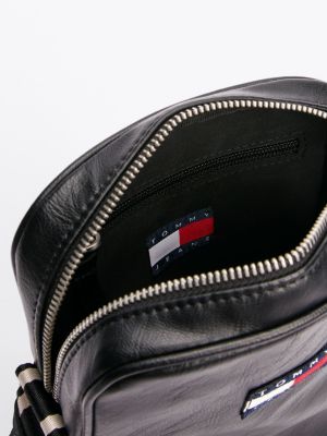 black city contrast strap reporter bag for men tommy jeans