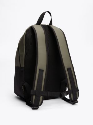 green essential logo dome backpack for men tommy jeans